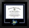 McNeese State University 11w x 8.5h Spirit Diploma Manhattan Black Frame with Bonus Campus Images Lithograph (value savings $59)